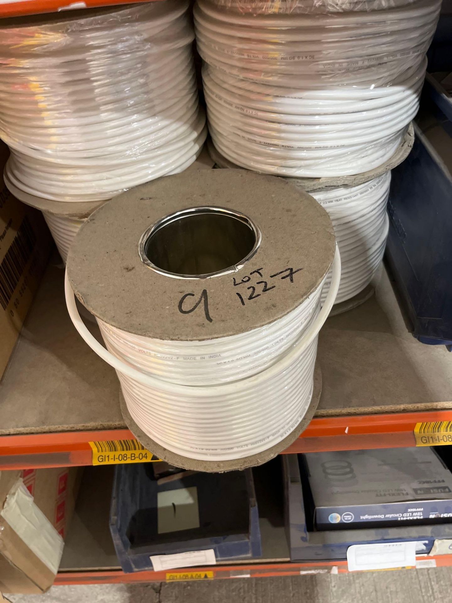 Contents of 2nd Shelf of Racking as Lotted Comprising; Quantity of 30 2182Y 0.5mm² 50m Reel ( - Image 3 of 4