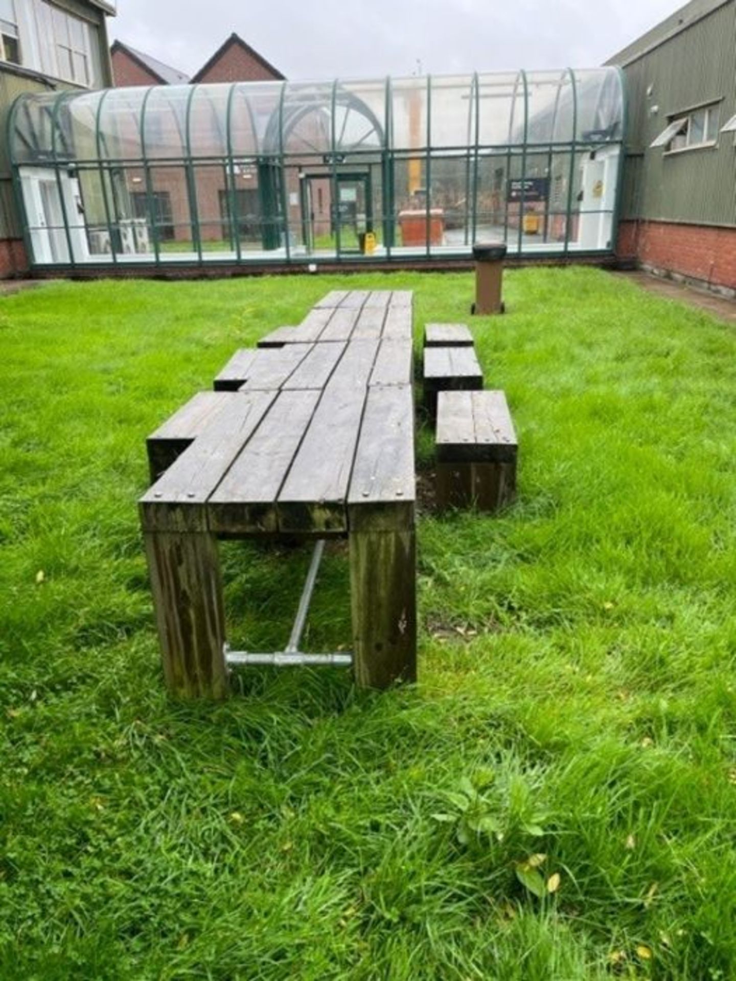 9: Heavy Duty Garden Tables and Benches - Image 2 of 3