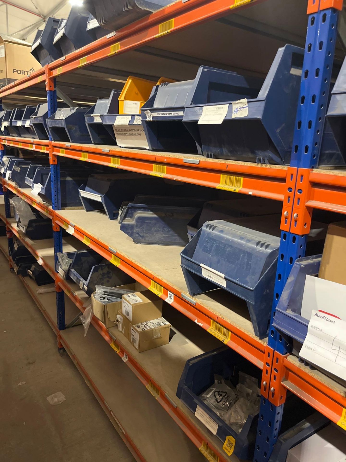 What Is Racking Strikes Contents of Racking Aisle E Comprising; Fixing - Strike Plate & Fixings ...