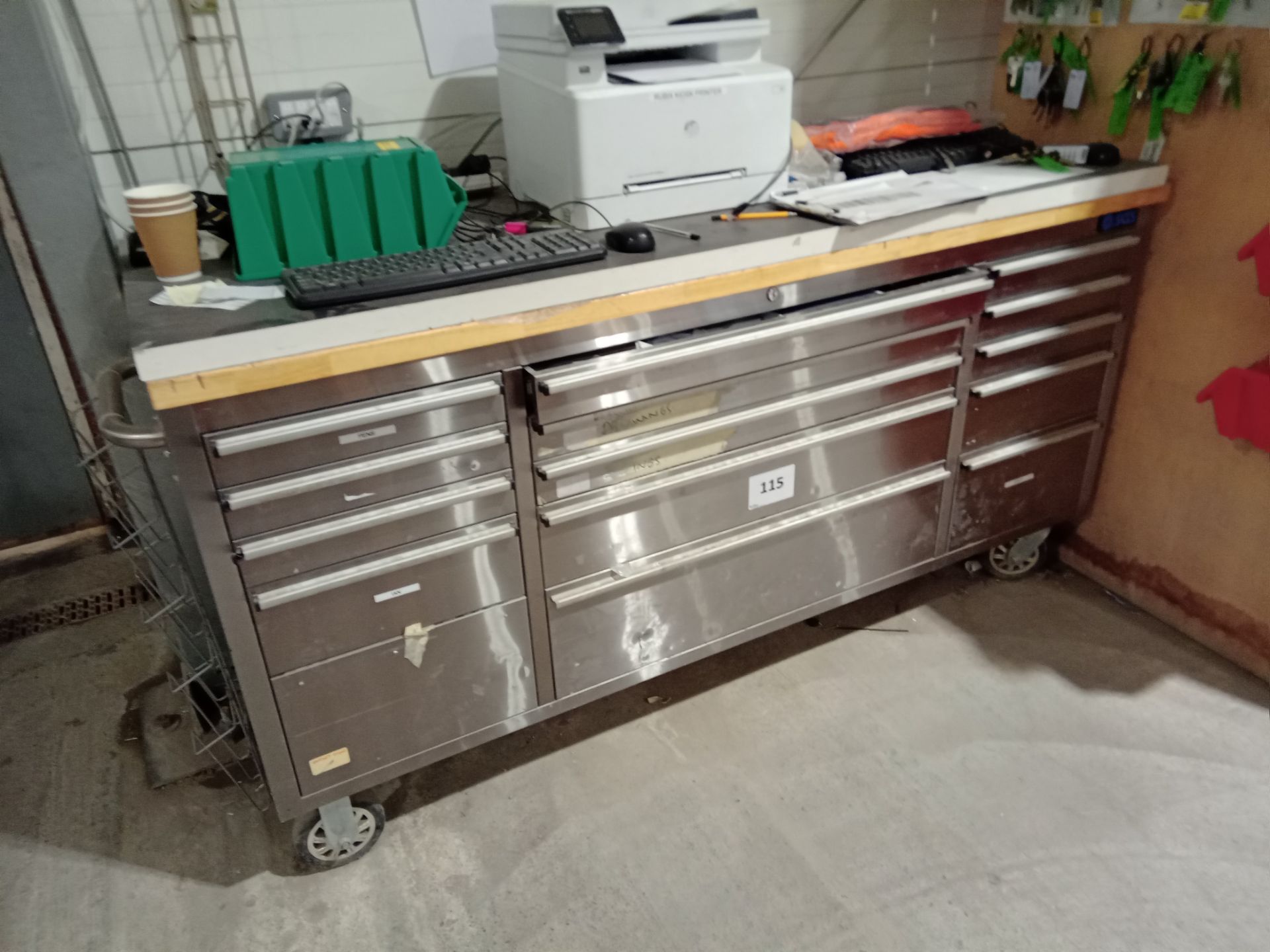 SGS Mobile Multi Drawer Storage Cabinet