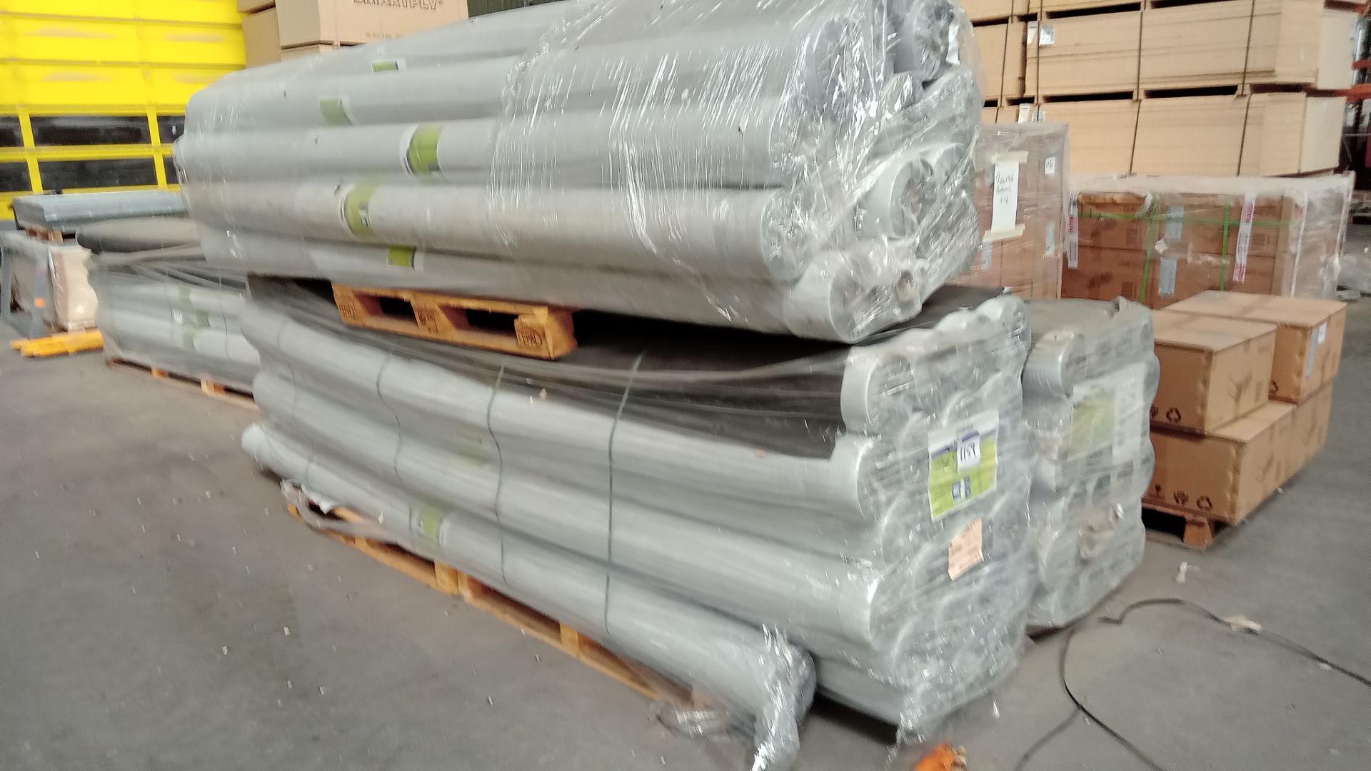3: Full Pallets and 1 Part Pallet of Illbruck Breather Membrane 3.2 x 50 m
