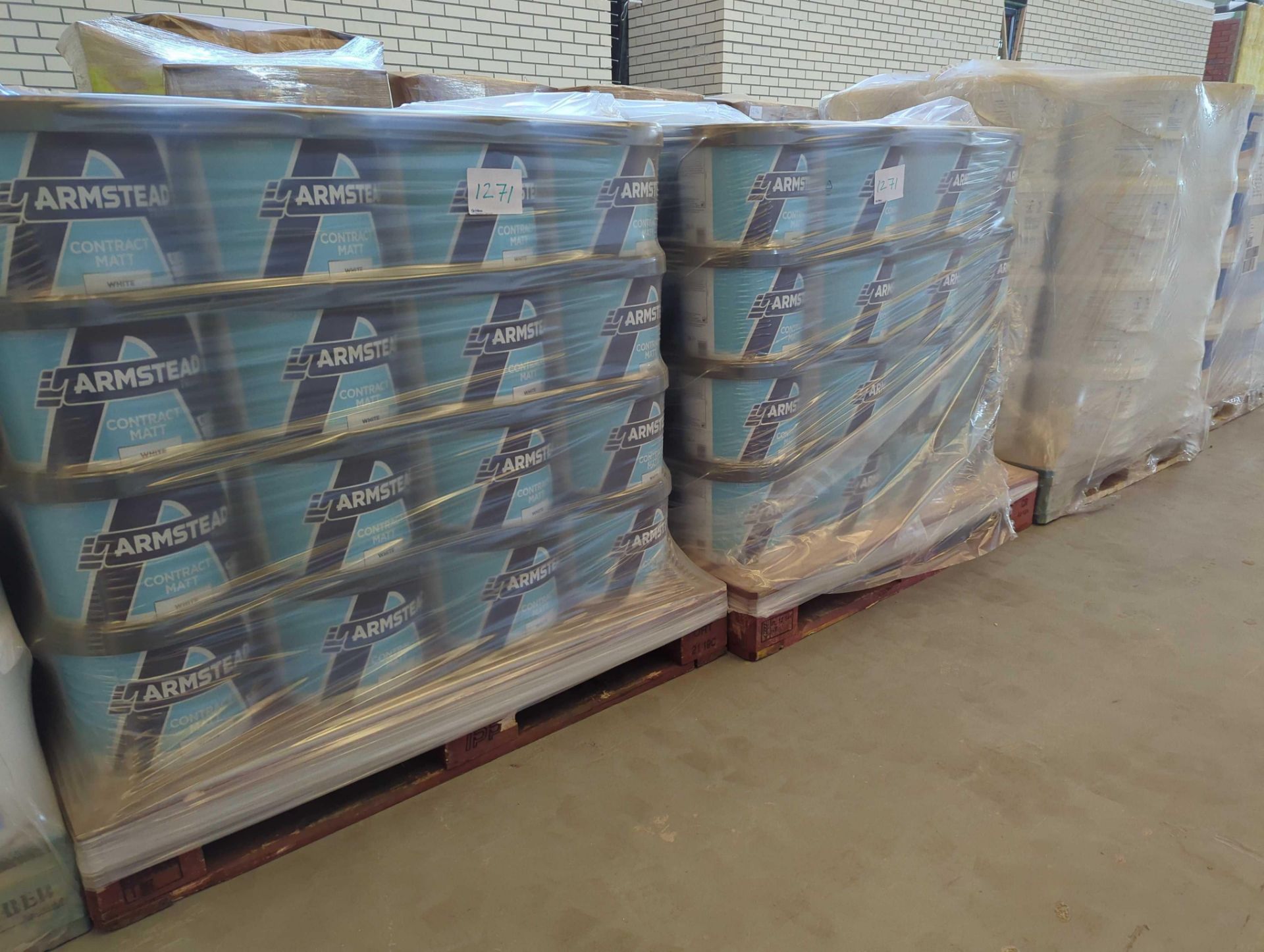 2 Pallets of 48 10L Armstead Trade Contract Matt White Emulsion - Image 3 of 3