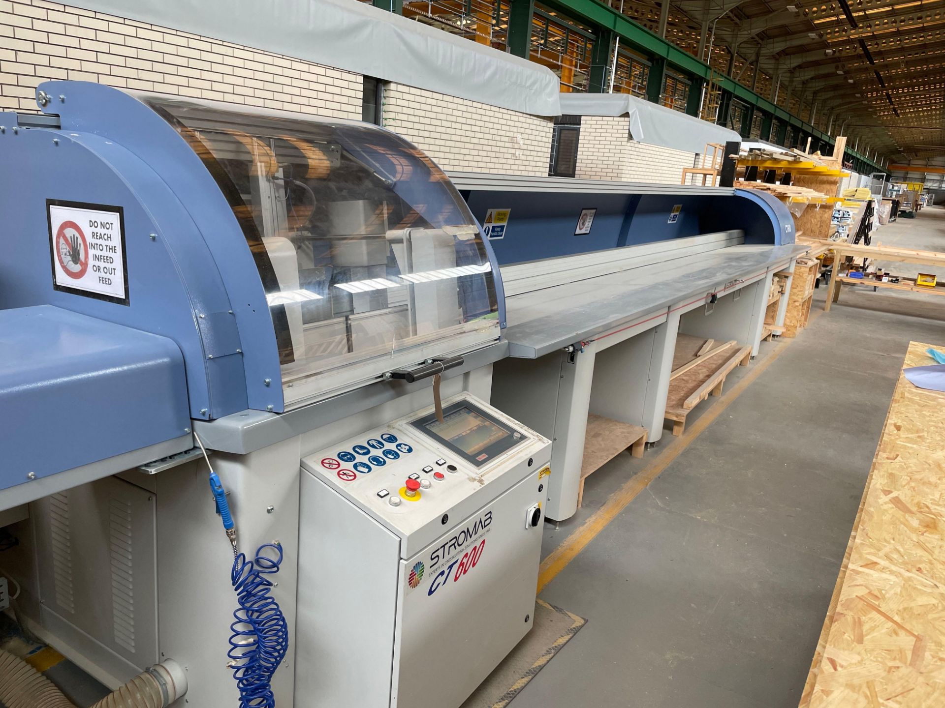 STROMAB CT600 Automatic Angle Crosscut Saw Cut to length With 6m infeed table Serial No. 8615 (2022)