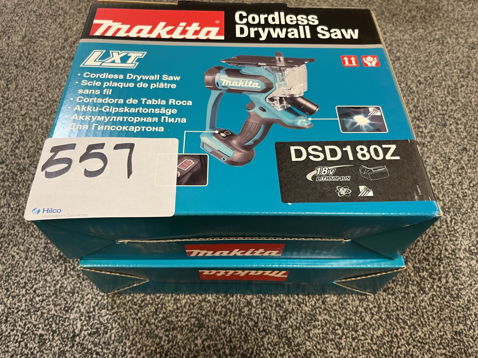 Makita DSD180Z Cordless Drywall Saw, Boxed, Unused