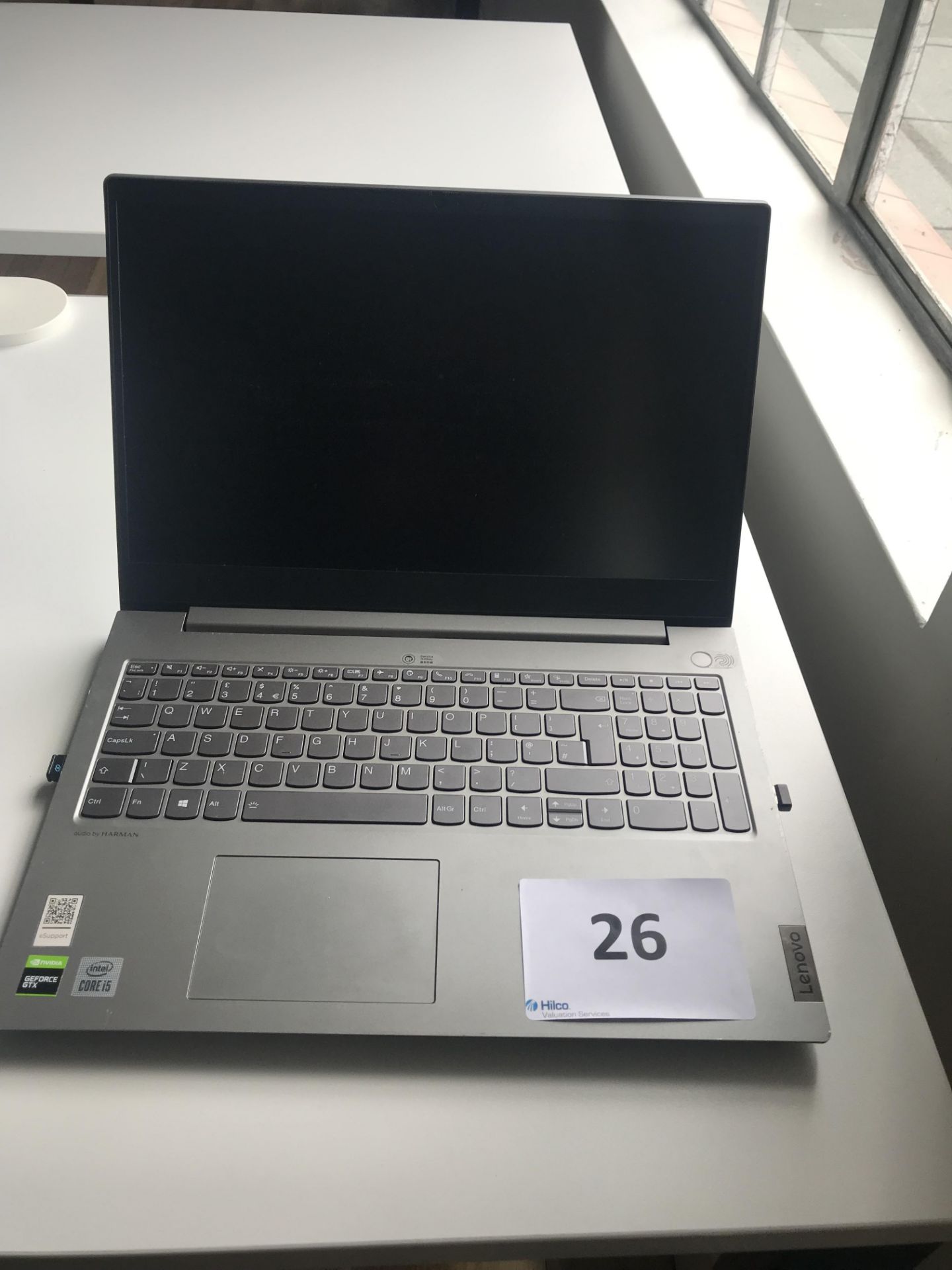 1, Lenovo 15p Thinkbook Core i5 2.5GHz, 16GB RAM, 476GB SSD Laptop. Serial No. PF-2Z1XYB (2021)