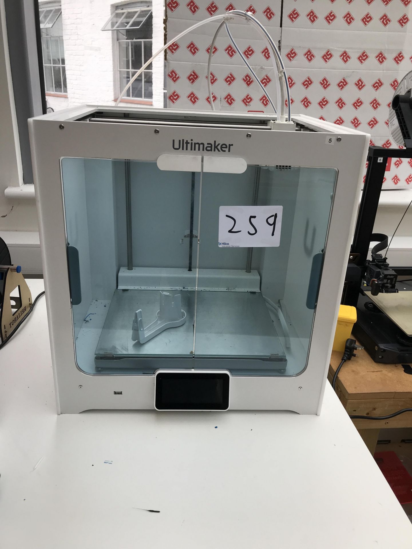 1, Ultimaker S5 3D Printer. Serial No. BPP-029223-091502