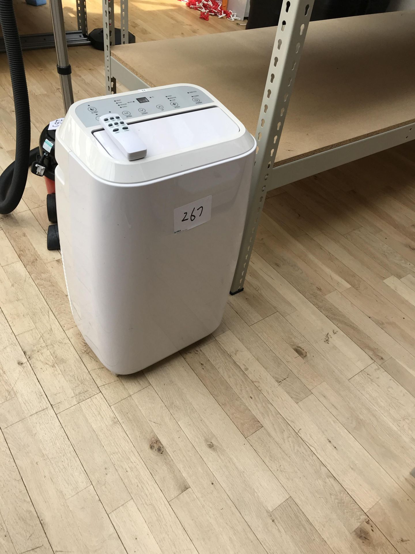 1, Electriq P124PW Portable Air Conditioner with Remote Control