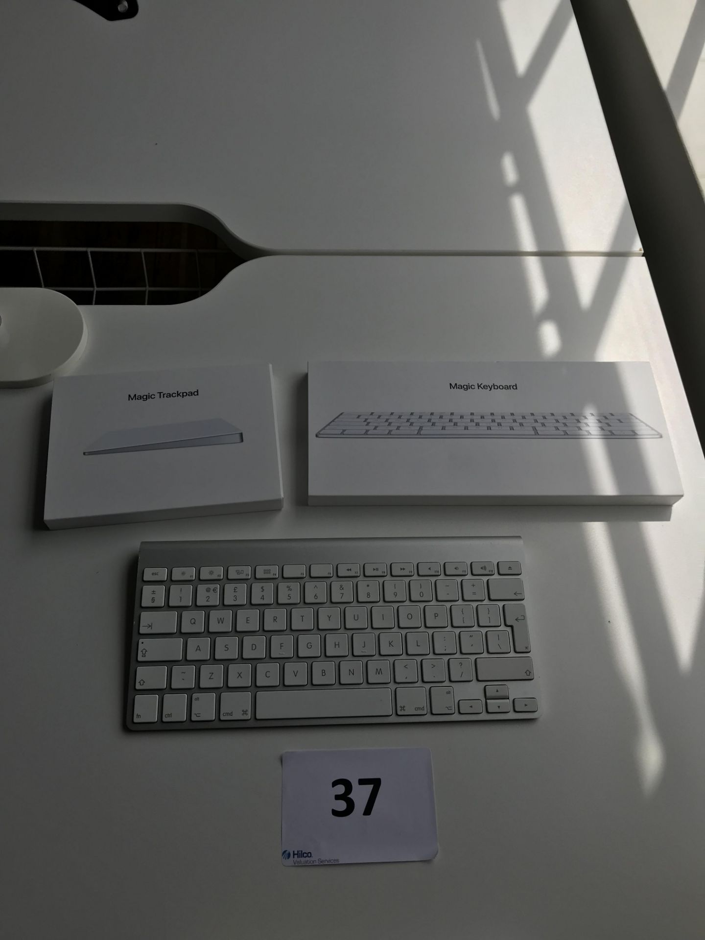 2, Apple Magic Keyboards and 1, Apple Magic Trackpad 2 As Lotted