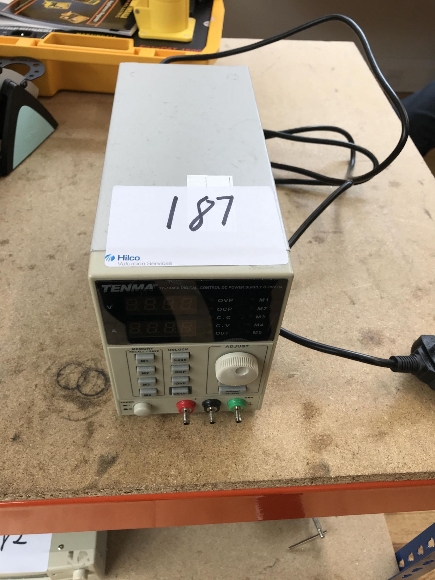 1, Tenma 72-10480 Digital Control DC Power Supply 0-30V 3A. Serial No. 003250045704
