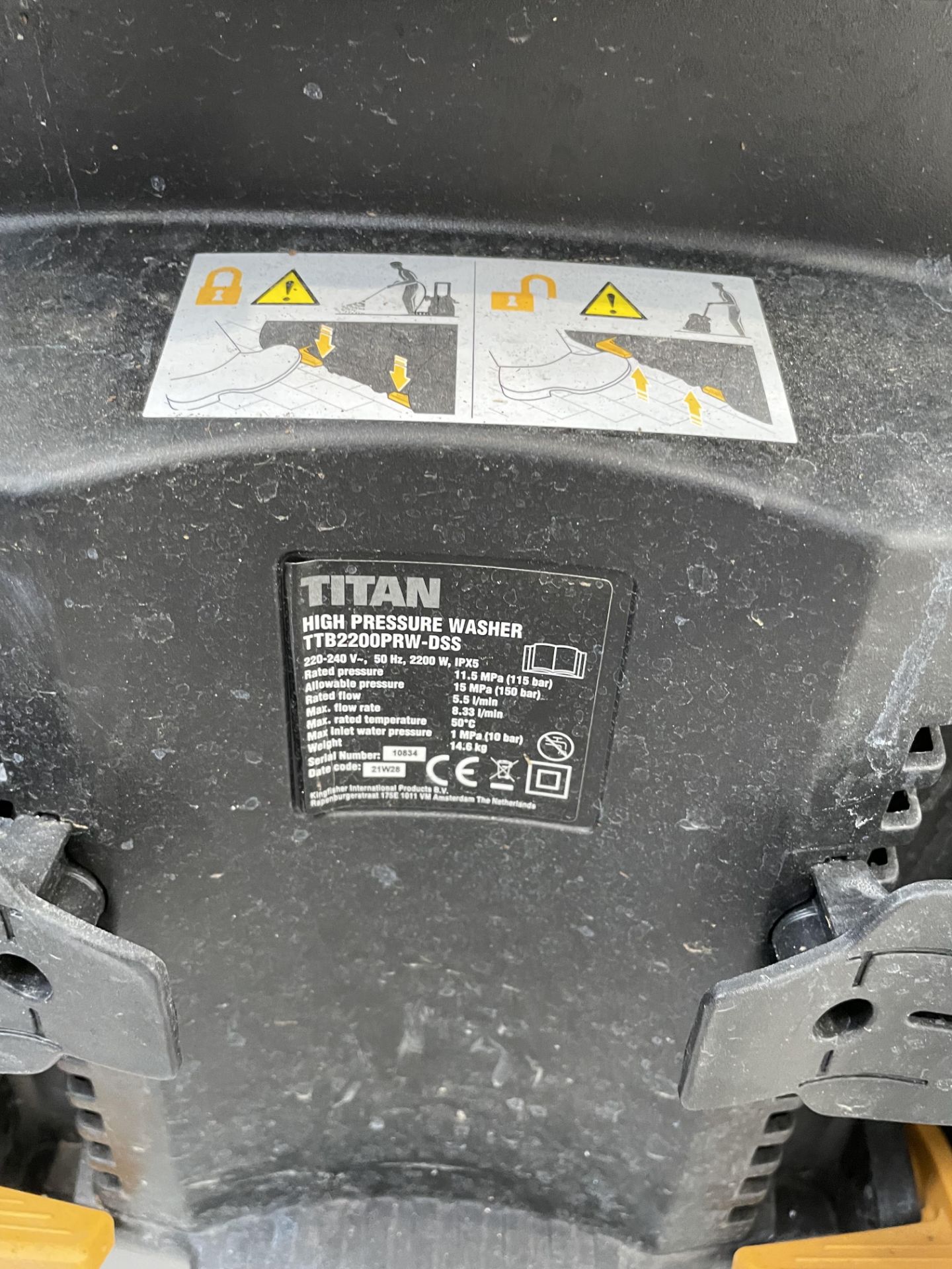 Titan 2 - TTB2200PRW-DSS 240 Volt Pressure Washer - Image 2 of 2