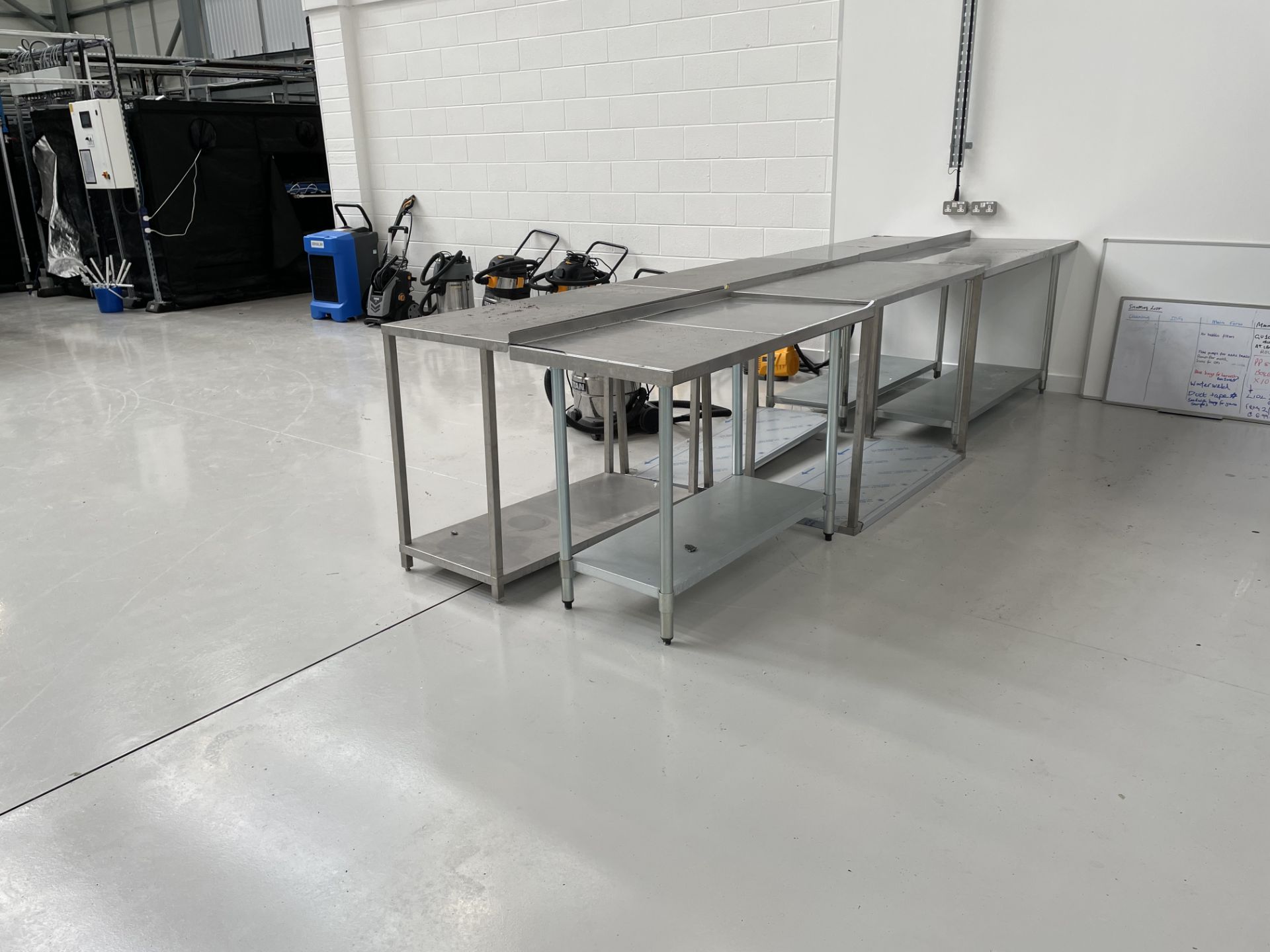 6 Stainless Steel Benches