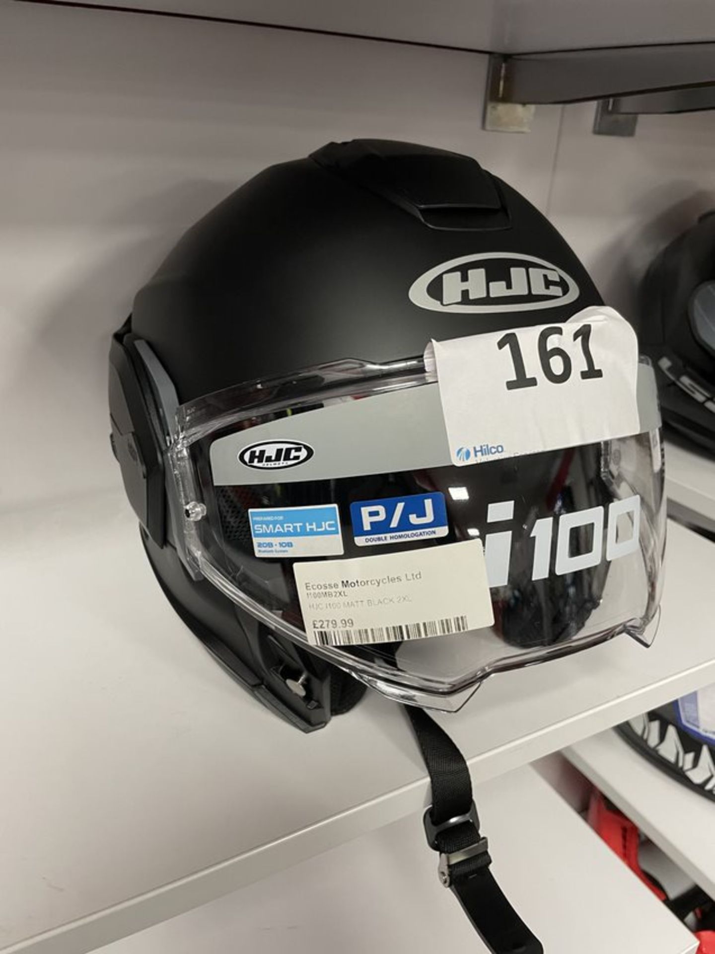 HJC I100 Matt Black (2XL) Motorbike Helmet - Image 2 of 2