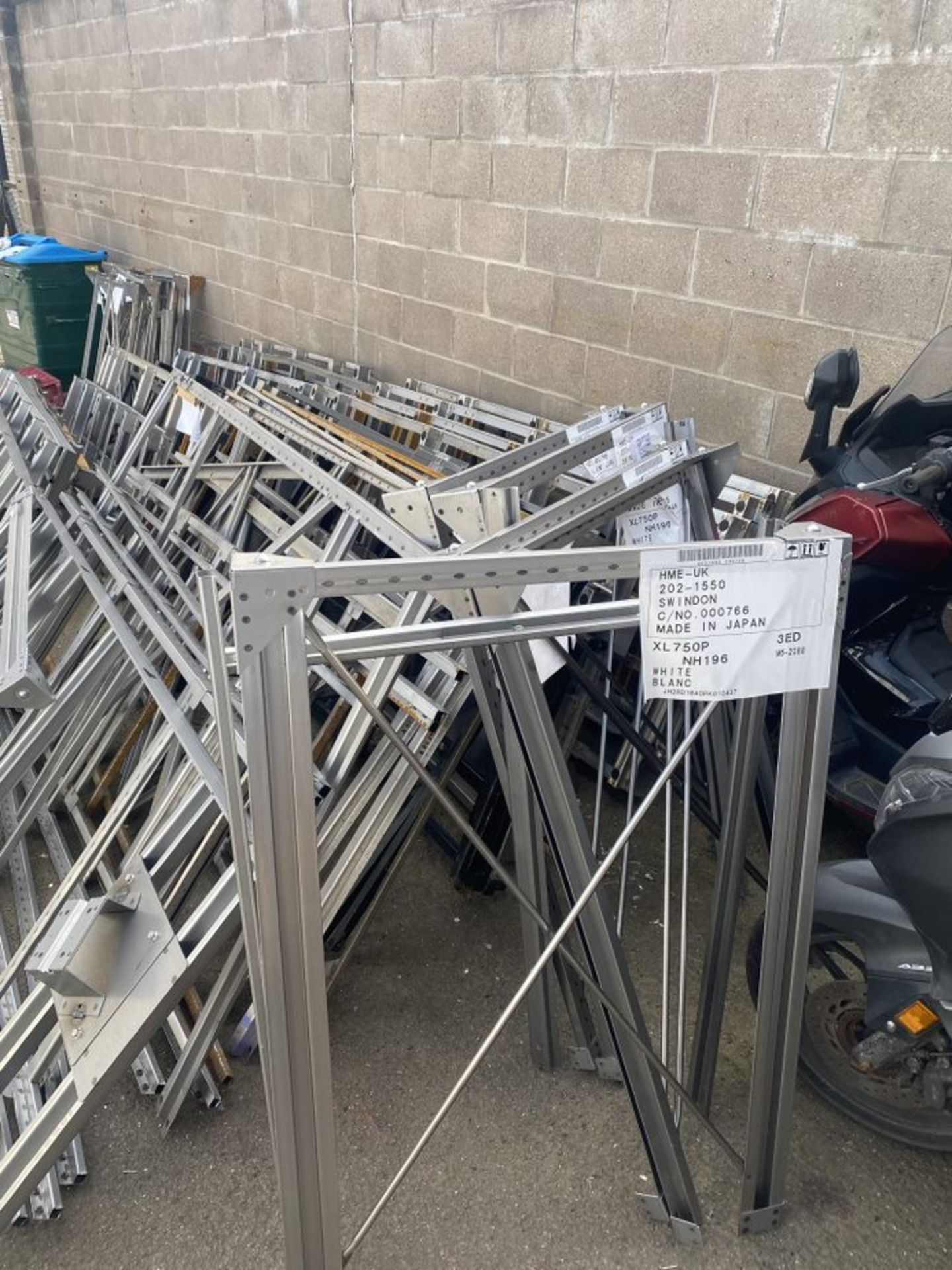 Large Quantity of Metal Motorcycle Bike Shipping Frames - Image 3 of 4