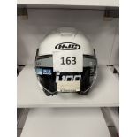 HJC I1-- White SR (L) Motorbike Helmet