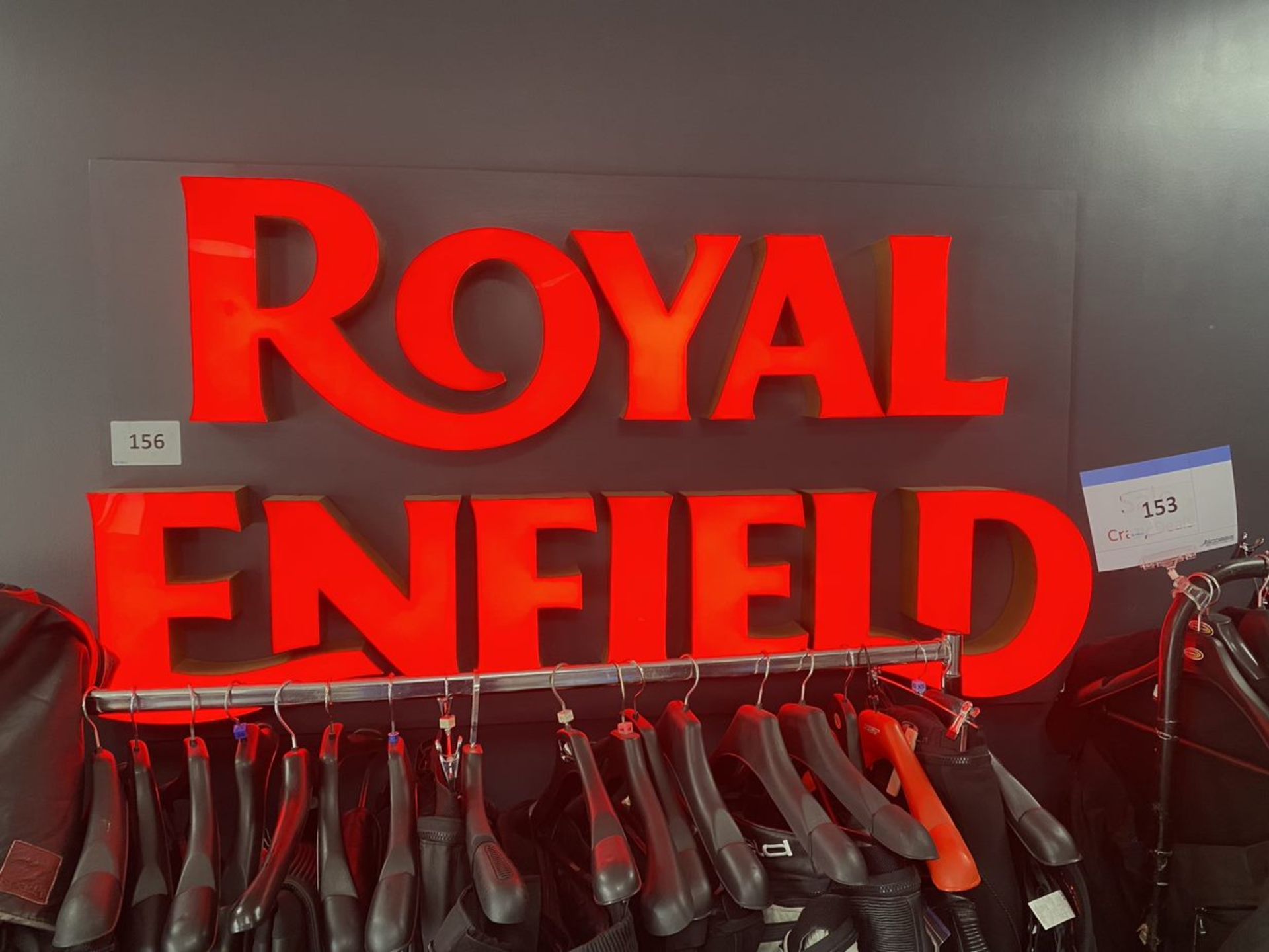 Royal Enfield Illuminated Sign