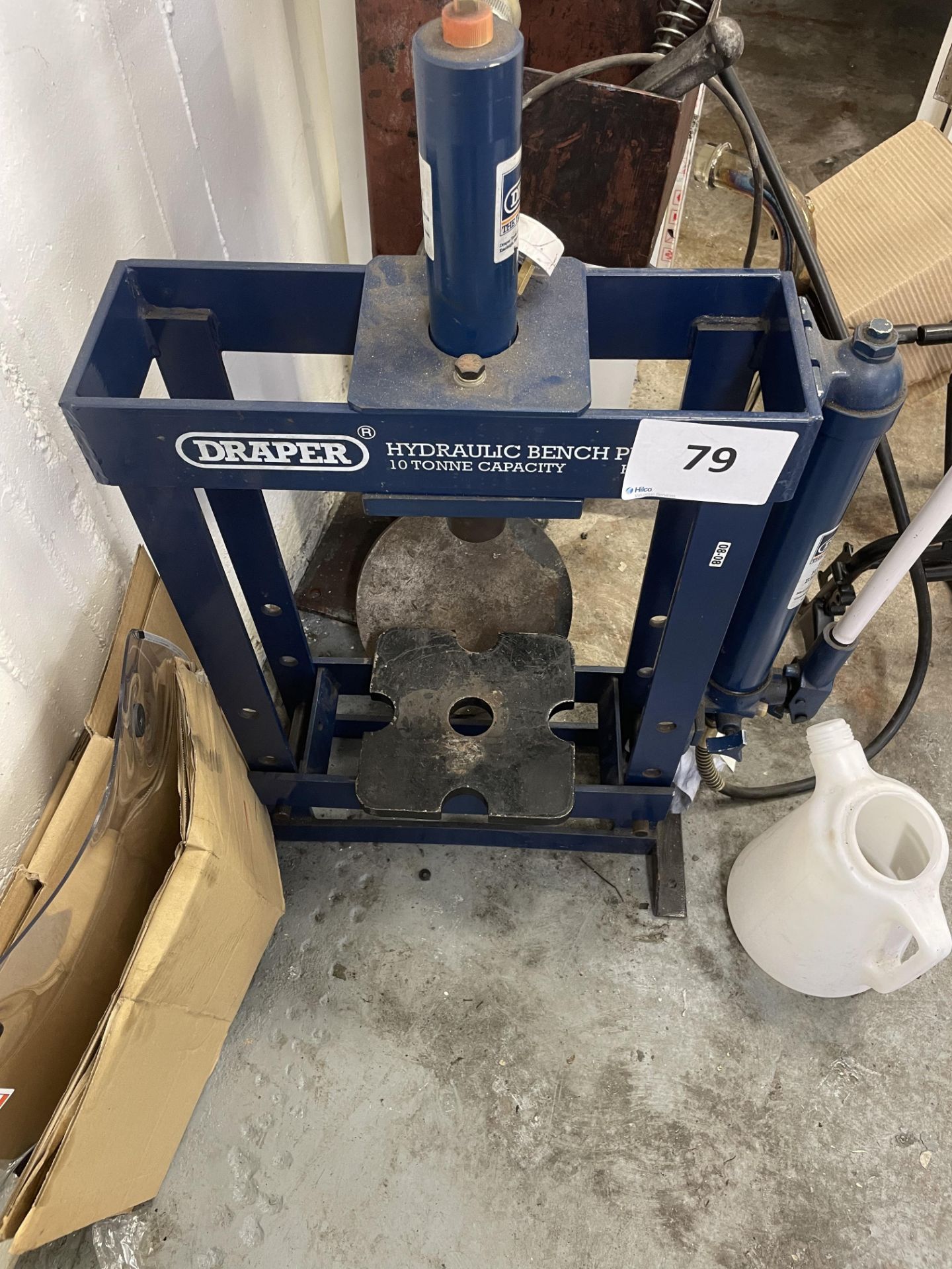Draper 10ton Hydraulic Bench Press