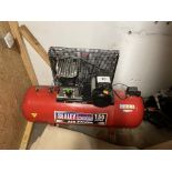 Sealey Power products 150l Air Compressor with Single Phase Horizontal Receiver