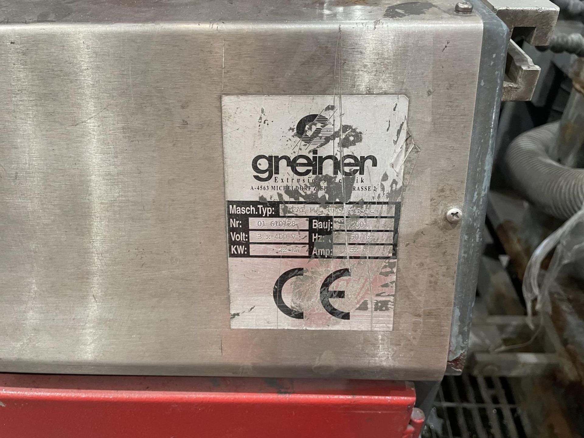 Greiner CAL PUL 10/10-235-C Combination Extrusion Haul Off and Cut to Length Machine Serial No. 01- - Image 3 of 4