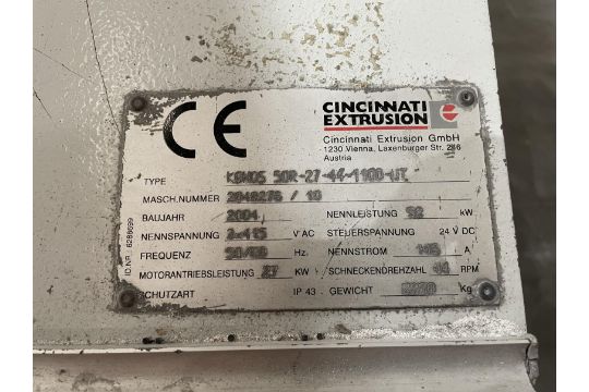 Cincinnati KONOS 50R-27-44-1100-HT Plastic Extrusion Machine With Cincinnati Exc Pro-XP ControlsSe - Image 6 of 6