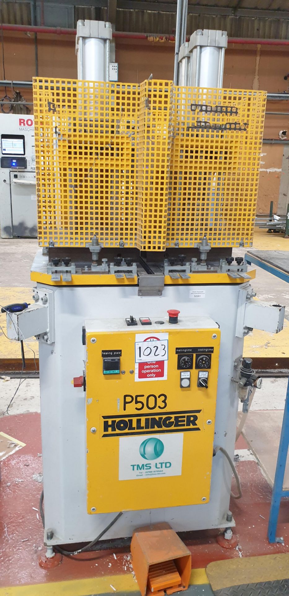 1: Hollinger, KPSM-E-X11, Butt Welder, Serial Number: 10124, Year of Manufacture: 2013