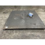Surface Mount Weighing Platform, Radwag PUE C41H Electronic Weigh Scale Read Out Serial No. 296396/