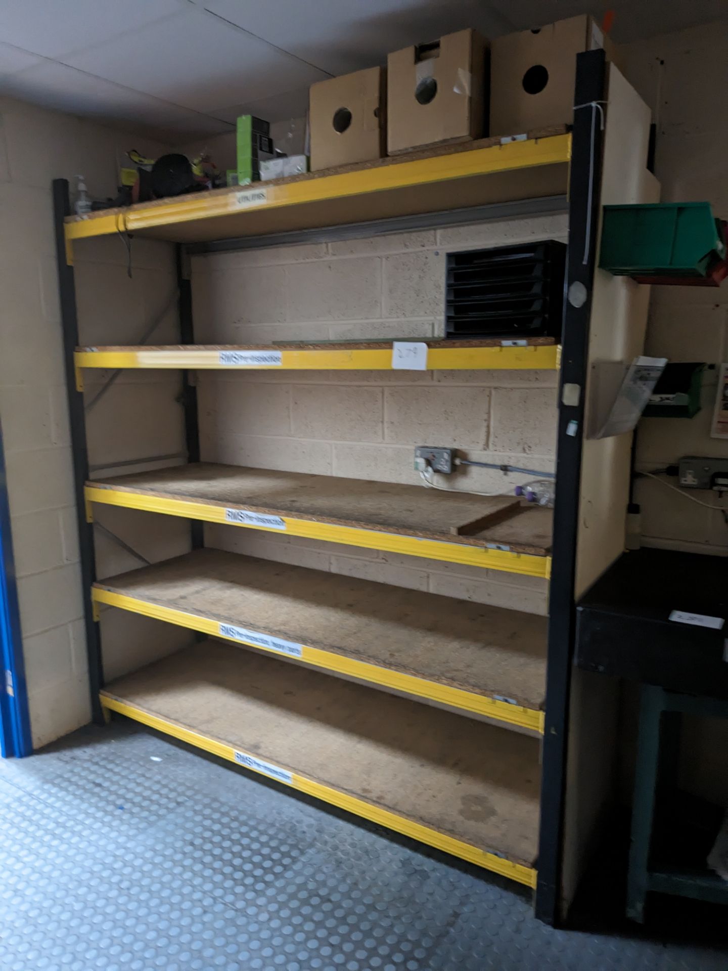 1: Bay Mediumn Duty Boltless Steel Shelving