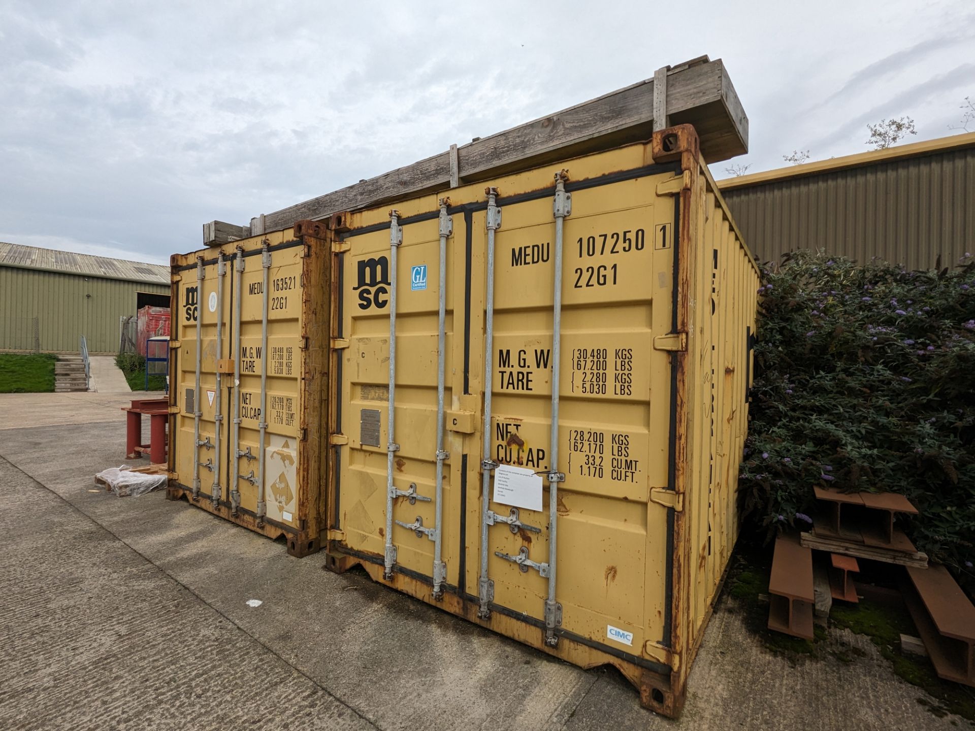 1: Shipping Container (Contents Excluded)