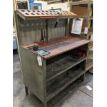 1: Workbench with toolholder rack over