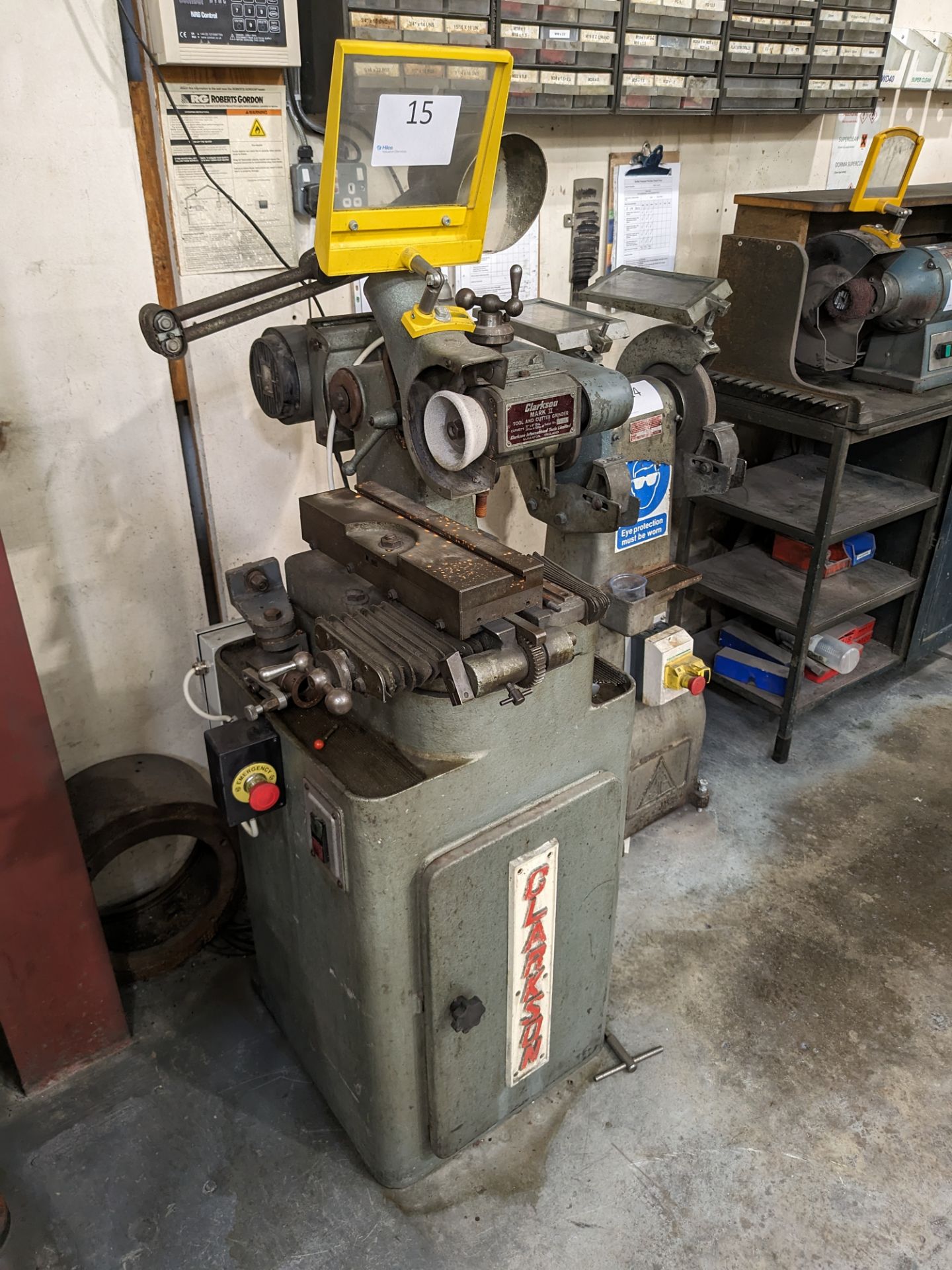 1: Clarkson Mark II Tool and Cutter Grinder