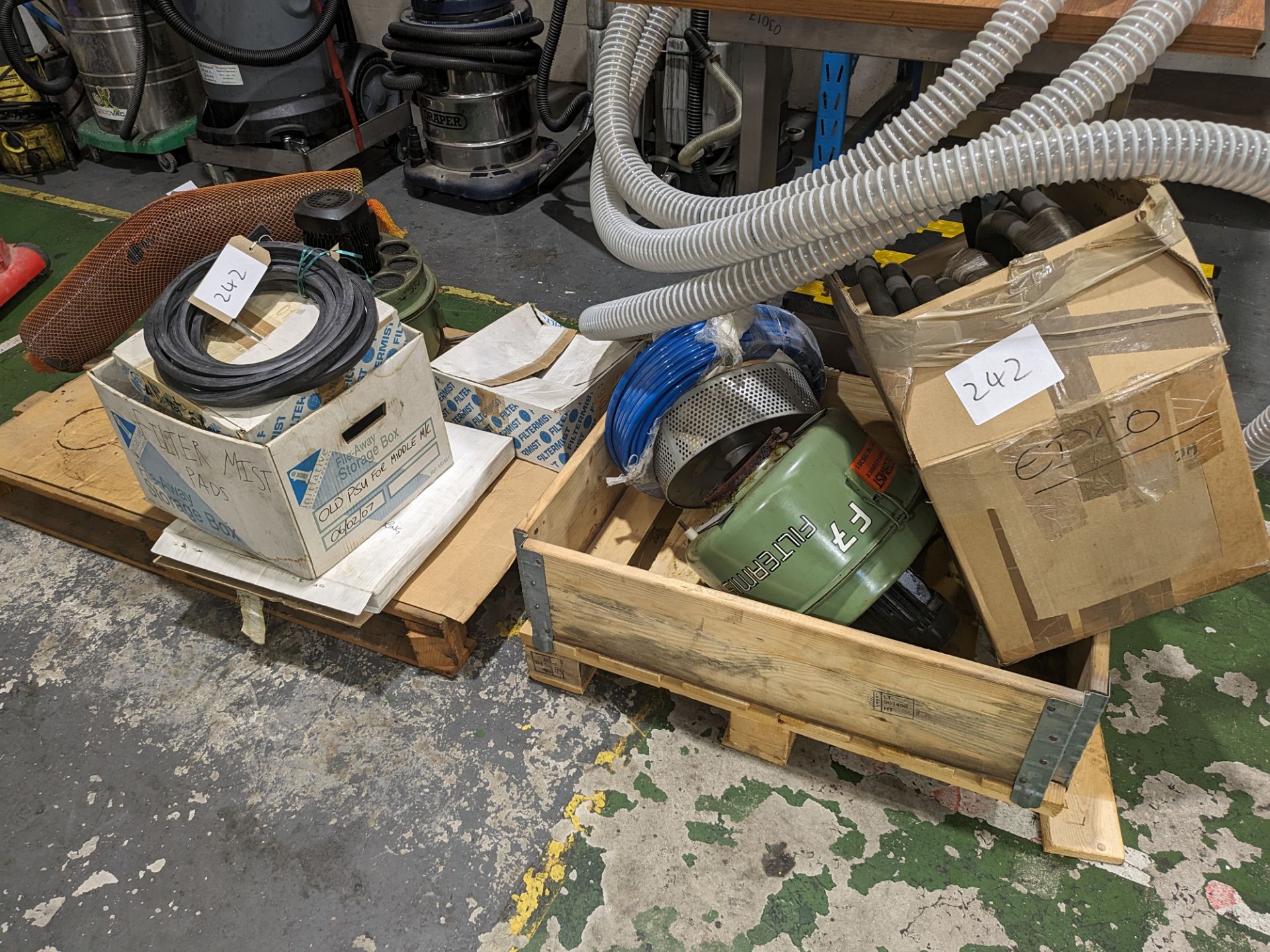 1: Crate and 1: Pallet Filtermist Parts