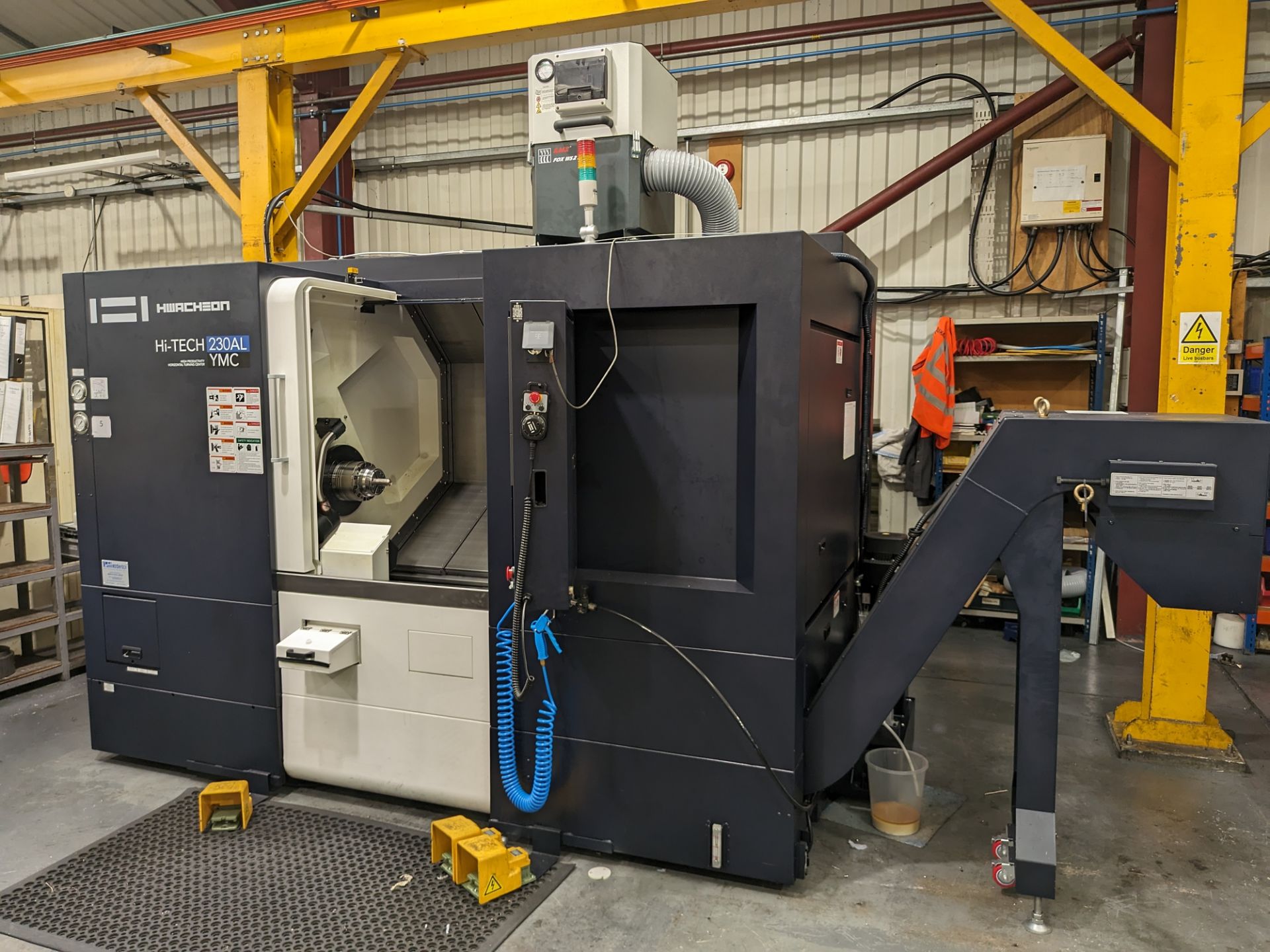 1: Hwacheon Hi-Tech 230AL YMC High Productivity CNC Horizontal Turning Centre