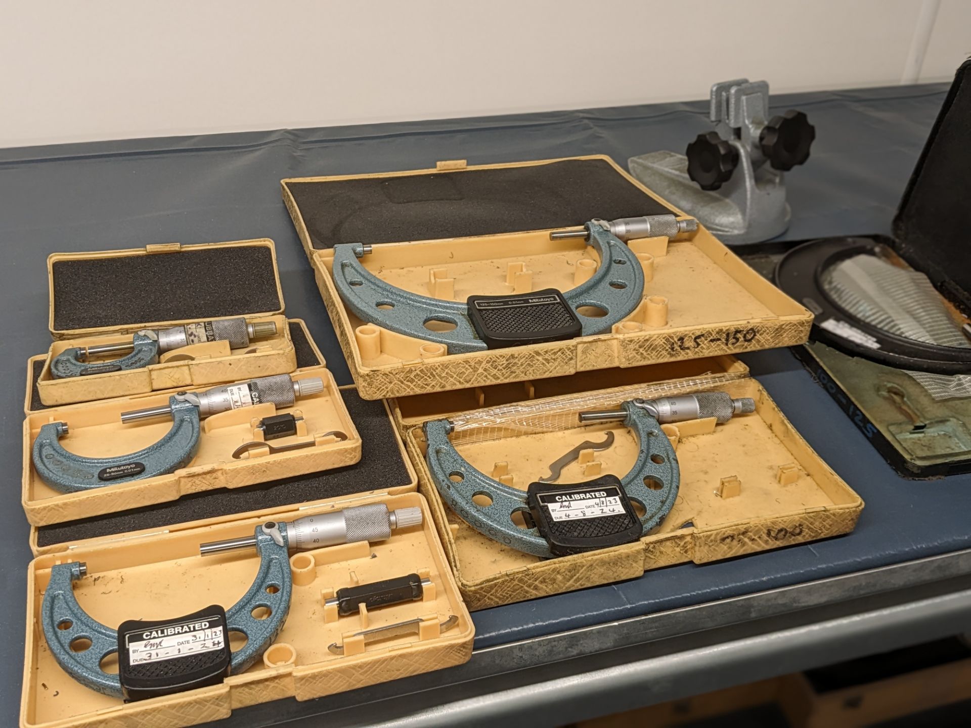 5: Mitutoyo External Micrometers and Stand - Image 2 of 2
