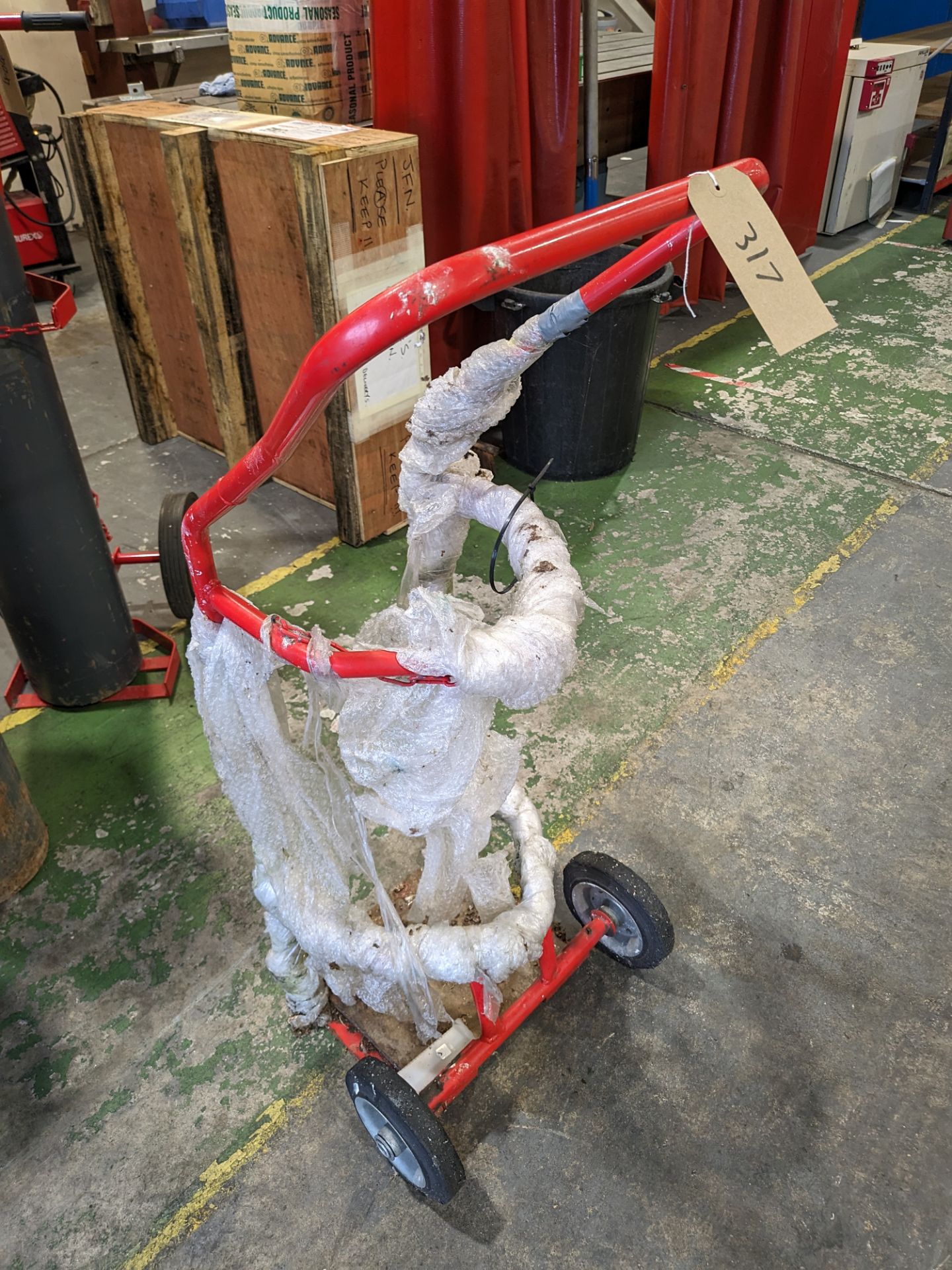 1: Twin Welding Gas Bottle Trolley - Image 2 of 2