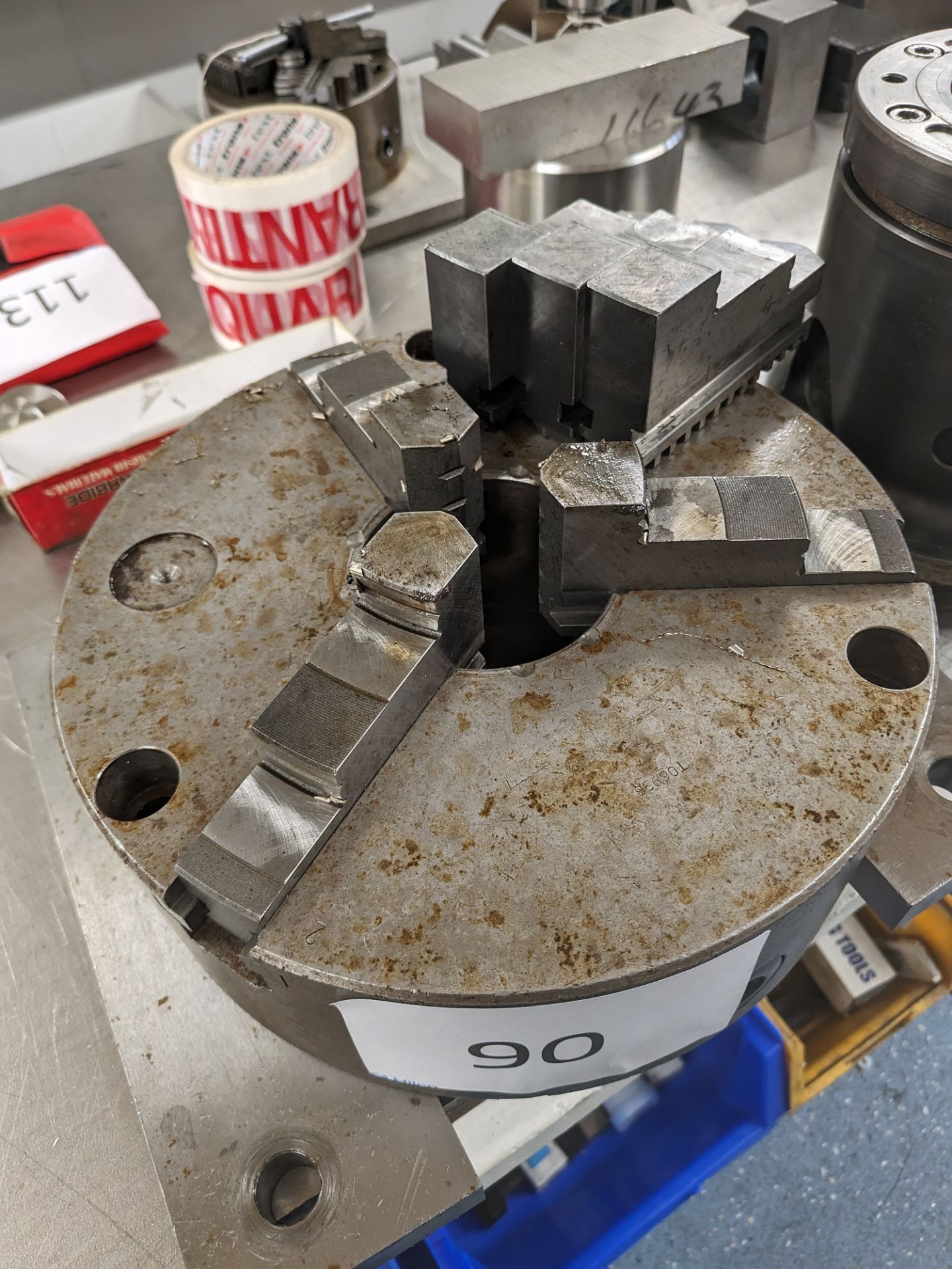1: 250mm 3-Jaw Chuck on Mounting Plate