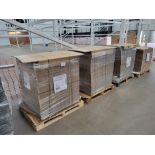 Approx 1500 60mm x 40mm x 13cm Black Hand Erect Cardboard Trays as Lotted (4 Pallets)