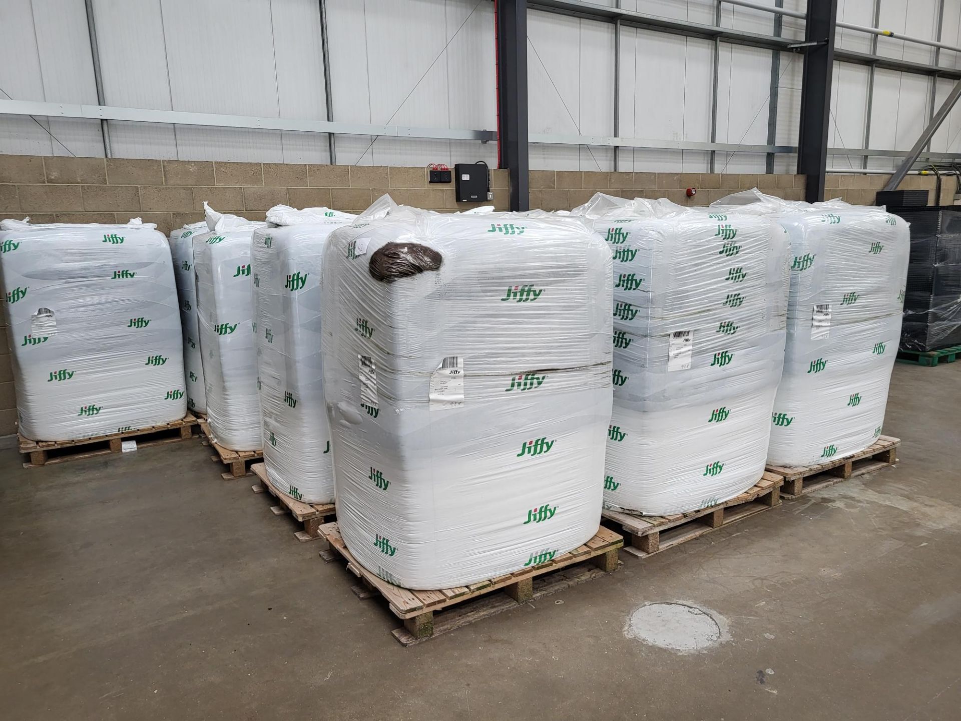Approx 13,000 Kg Jiffy Westhorpe Coir Fibre As Lotted (13 Pallets)