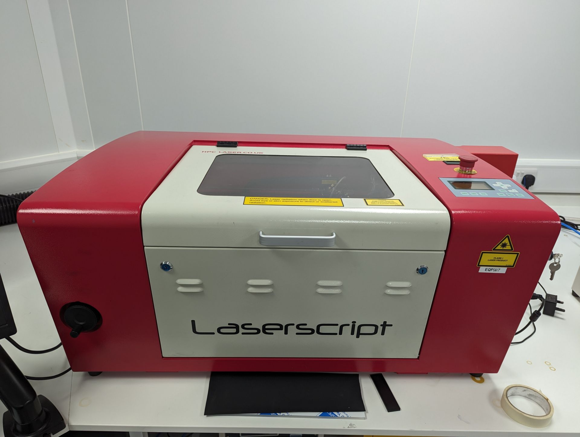 Laserscript, HPC LASER LS3040, Desktop CO2 Laser Cutter, Serial No. 20180604006, Year 2018