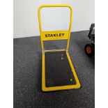 1: Stanley Flatbed Trolley & 1: Steel mesh Cart