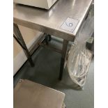 2, Stainless Steel Prep Tables