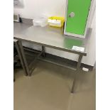 3, Stainless Steel Prep Tables