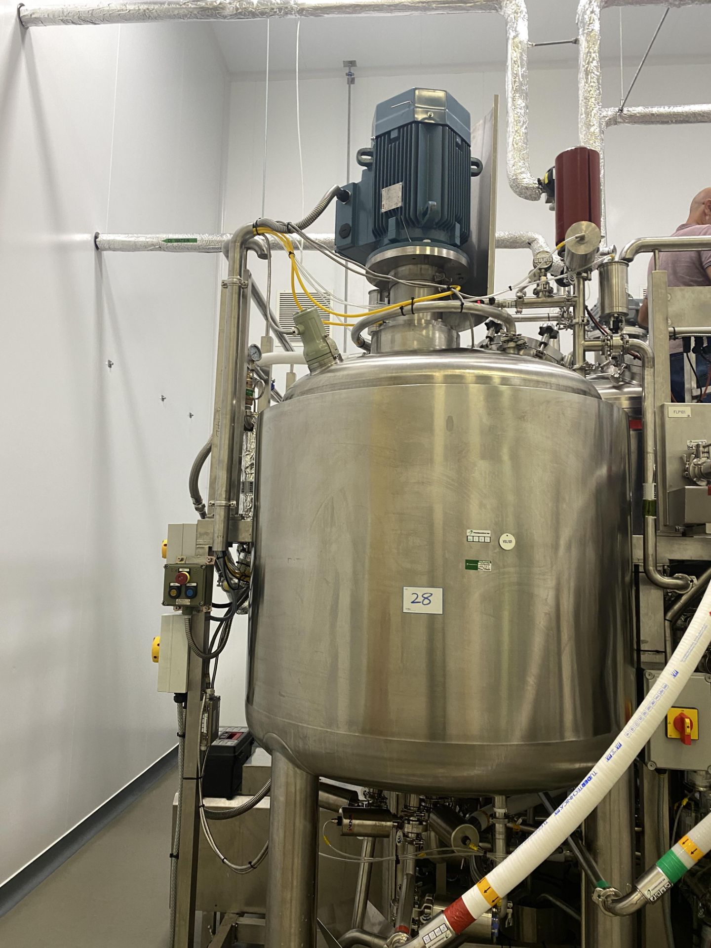 1, Chasing Model DSZL-2000QB Cream Manufacturing Plant Comprising Stainless Steel 2000 Litre Mixing - Image 9 of 23