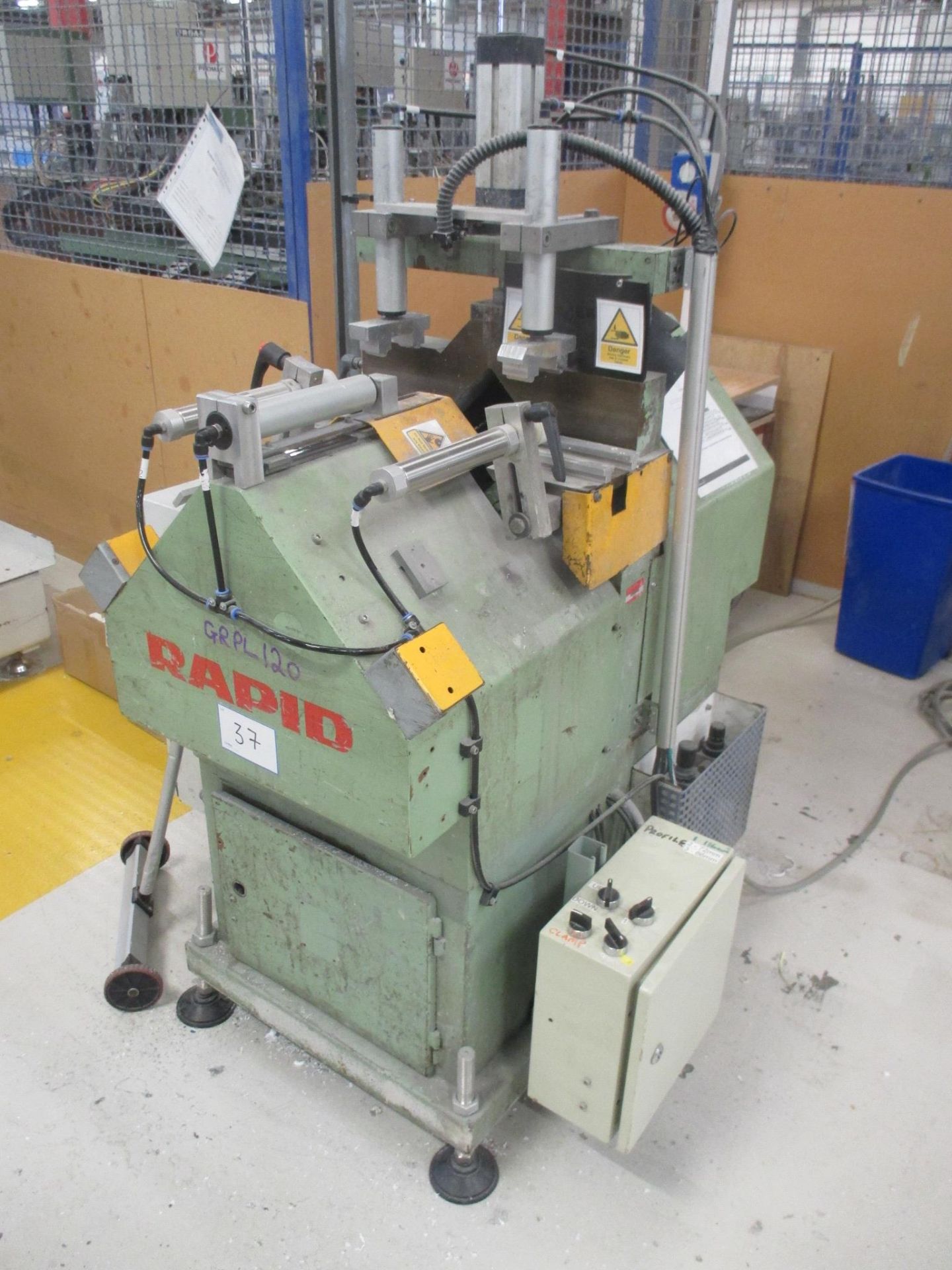 1: Rapid KS75 V-Notch Saw Serial Number: 37778/1767 Year of Manufacture: 2001