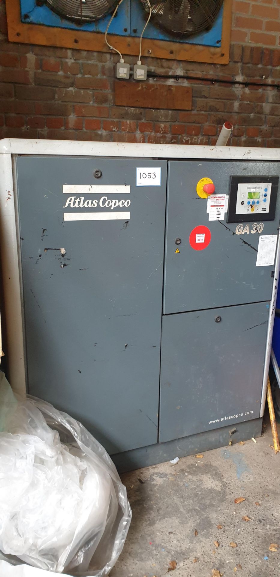 1: Atlas Copco GA30 Packaged Air Compressor Serial Number: AP1303165 Year of Manufacture: 2008 - Image 3 of 3