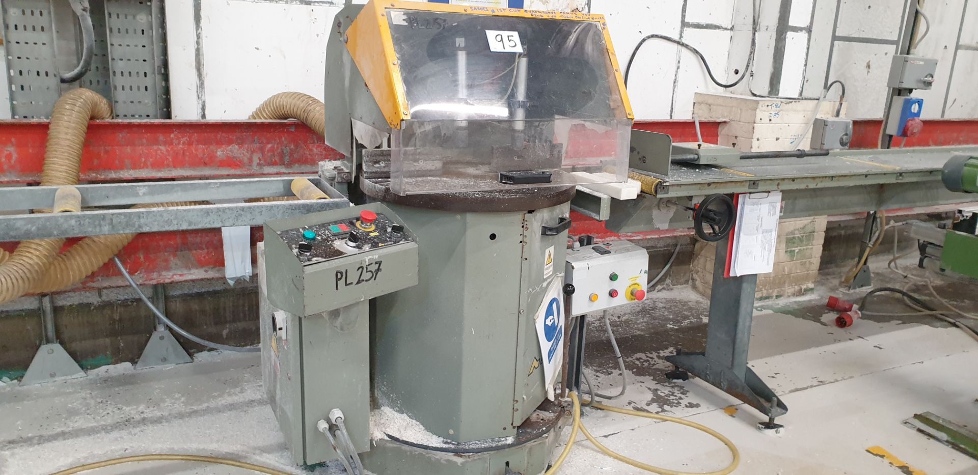 Emmegi, Ferro 3780 DX, Up Cut Saw With Roller Feed And Extraction , Serial Number: 0160056, Year of