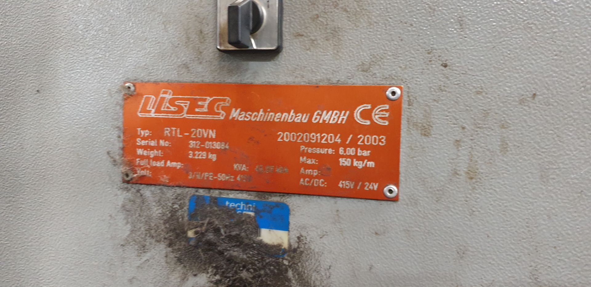 1: Lisec RTVN-38/20WE Arrising and Wash Line Serial Number: 383-013080 Year of Manufacture: 2008 Com - Image 8 of 13