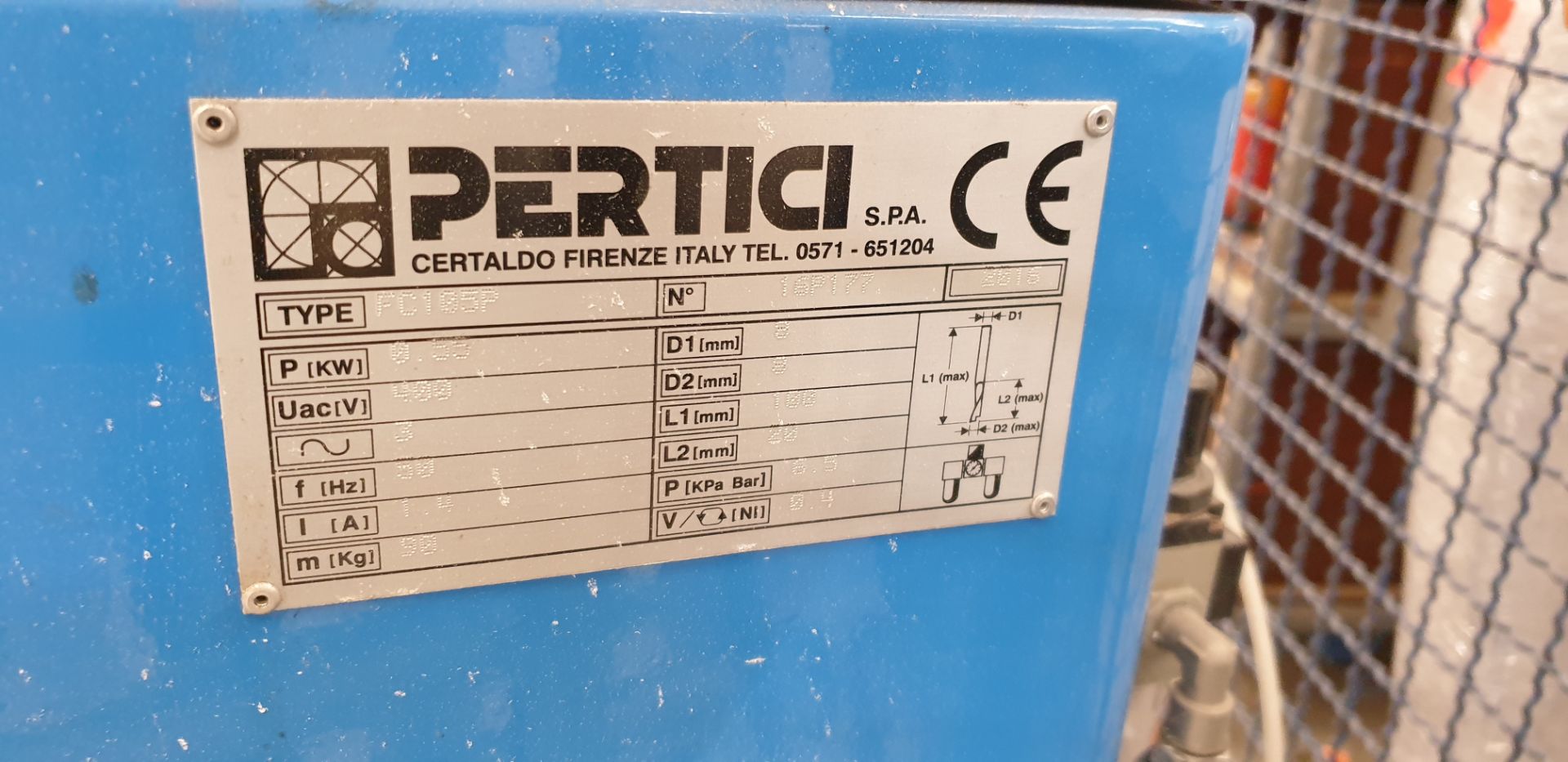 Pertici, FC105P, Copy Router , Serial Number: 16P177, Year of Manufacture: 2016 - Image 2 of 2
