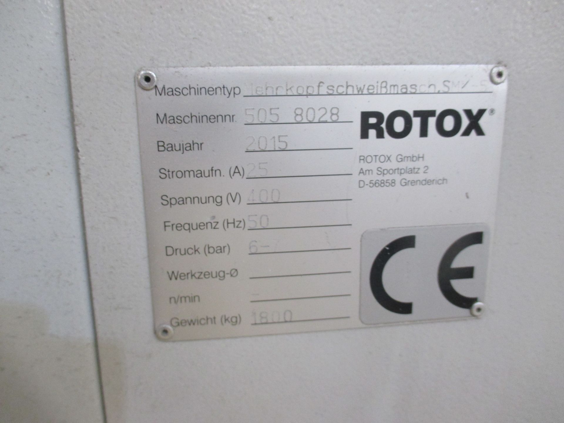 1: Rotox 5-Head Welder Complete With Rexroth Indra VCP02 Controls And PC Equipment Serial Number: 5 - Image 3 of 4