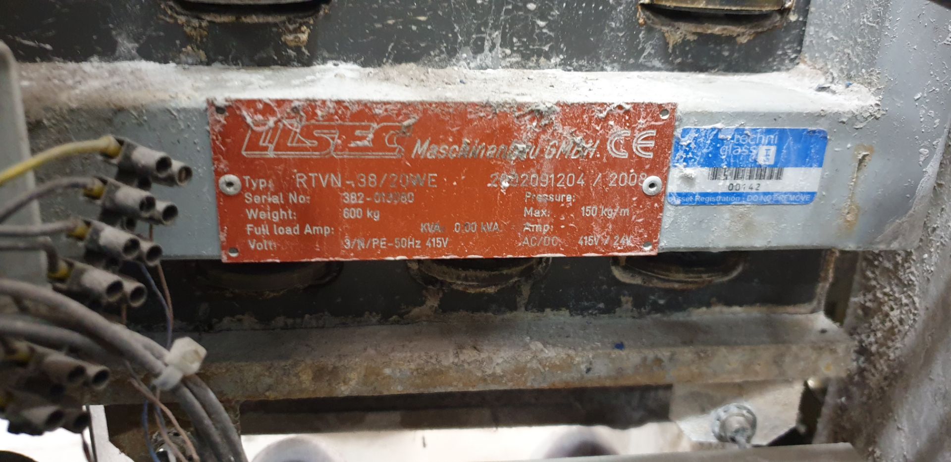 1: Lisec RTVN-38/20WE Arrising and Wash Line Serial Number: 383-013080 Year of Manufacture: 2008 Com - Image 5 of 13