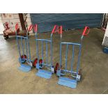 (3) Fetra Tubular Steel Sack Trucks