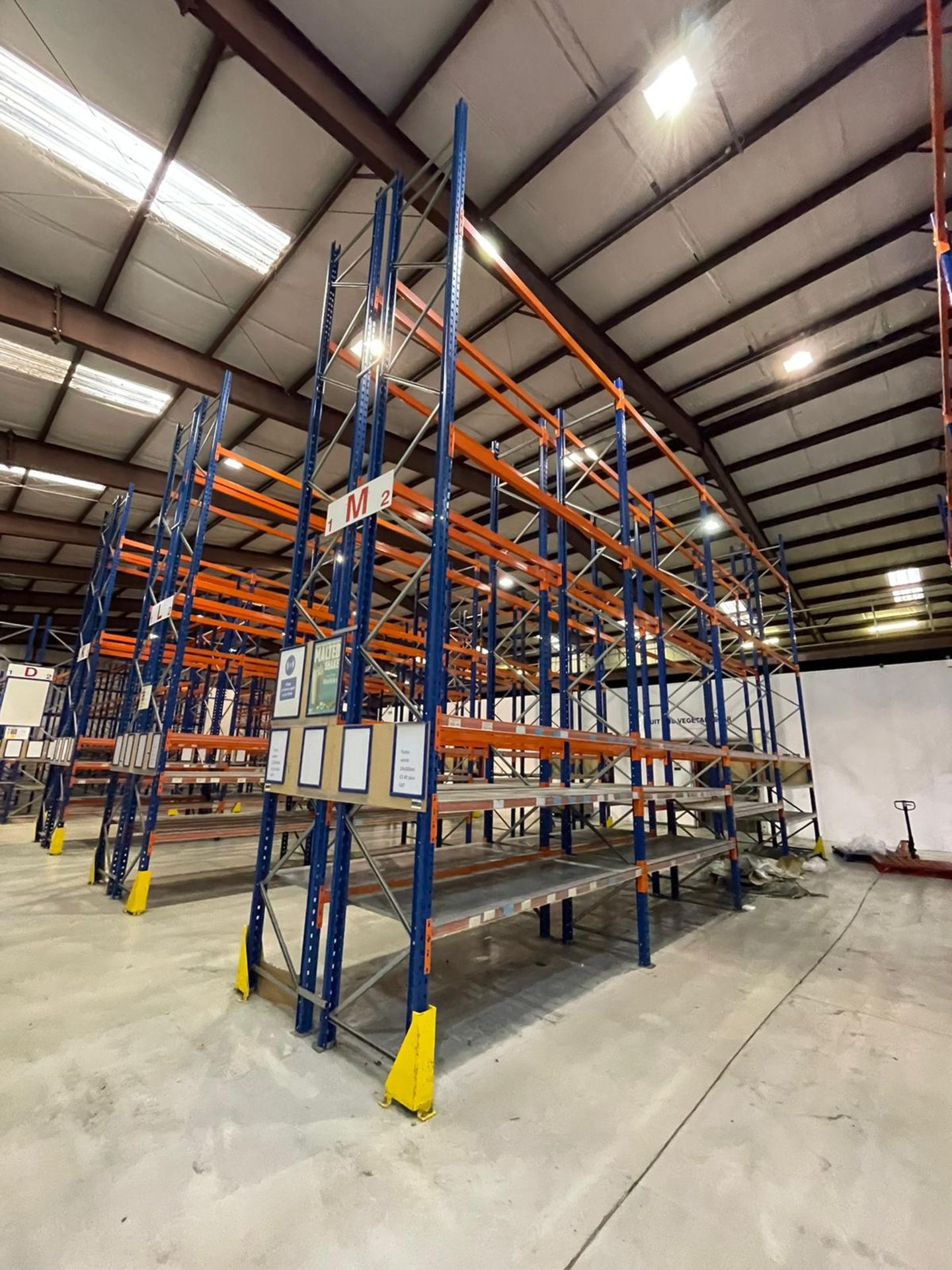 Qty of Various Pallet Racking Including: 126 Bays of Double Bay Pallet Racking including Approx. 88 - Image 2 of 21